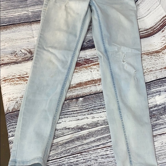 MUDD | GIRLS MID RISE SKINNY LIGHT COLOR LEGGINGS JEANS SZ -16 - Picture 5 of 6